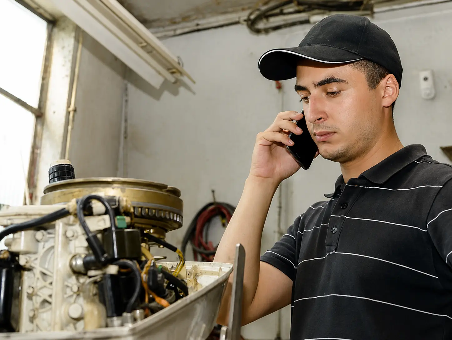 Customer call or dispatcher — first contact